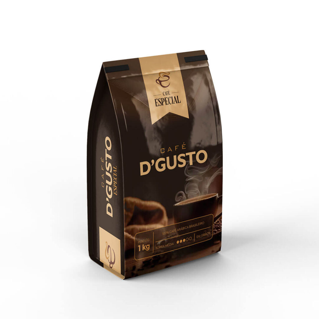 Embalagem de Café Especial D'gustto